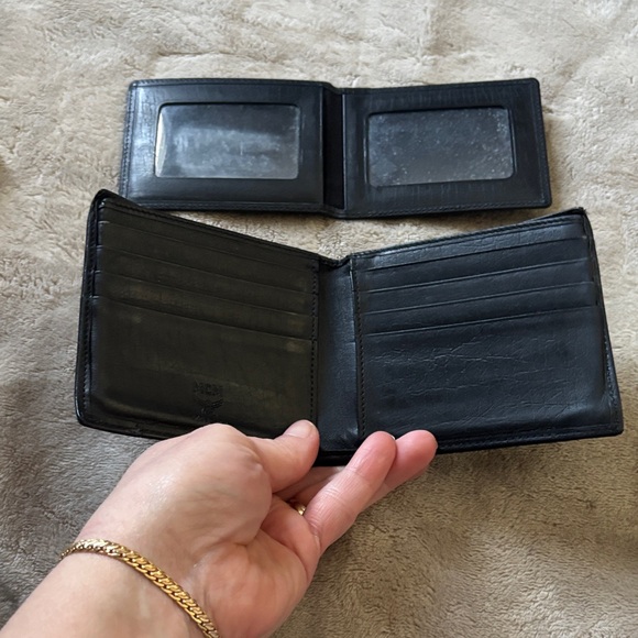 MCM Vintage  Black Leather Wallet - Picture 11 of 17